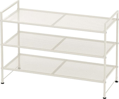 Simple Houseware 3-Tier Stackable Mesh Shoe Rack by SimpleHouseware