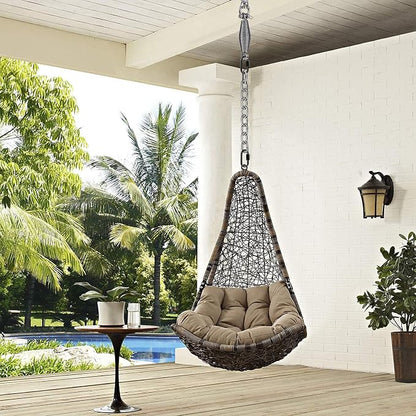 SELEWARE Hammock Chair Hanging Kit, Bearing Swing Hanger w/Spring & Chain | - Image 3