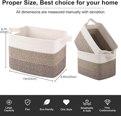 OIAHOMY Storage Basket, Woven Baskets - Image 3