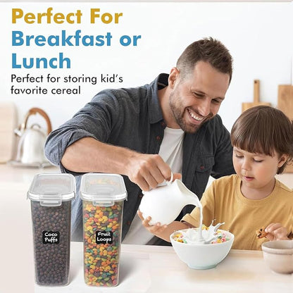 Shazo 2 Pack Small Airtight Cereal Containers Storage - Image 2