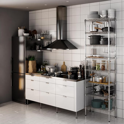 14" Deep x 24" Wide x 86" Height Wire Shelving Kit | 8-Tier | NSF Commercial - Image 6