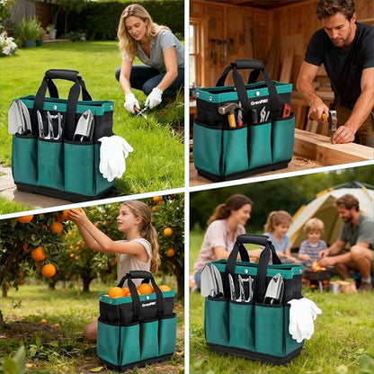 GrenPRO Garden Tool Bag Molded Bottom, Heavy Duty Tool Tote Toolbox - Image 9