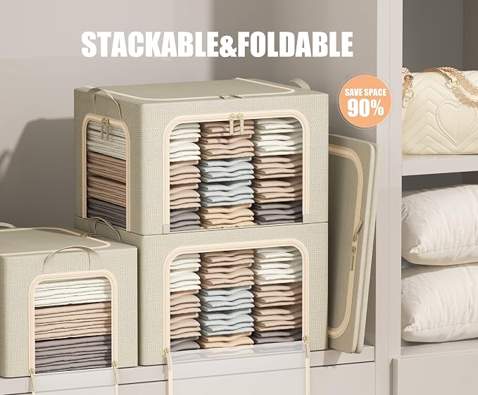 3 Openings Clothes Storage Bins - Image 2