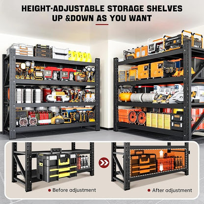 3000LBS Storage Shelves, Shelving Units Industrial Shelving - Image 5