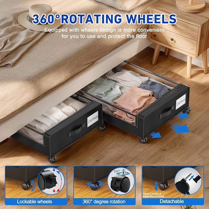 Beborxue Under Bed Storage - Image 3