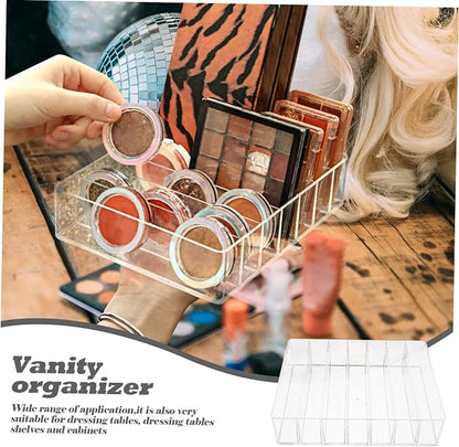 Acrylic Makeup Stand Eyeshadow Palette Holder Countertop Organizer Vertical - Image 9