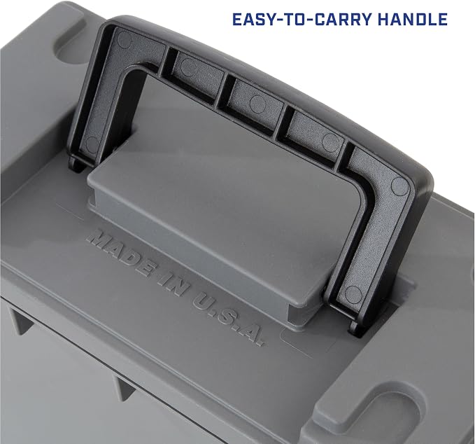 Sheffield Ammo Box Made in USA, Stackable Lockable Ammo Storage Box, Water & - Image 7