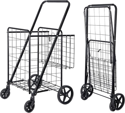 SUPER DEAL Folding Shopping Cart by Superdeal