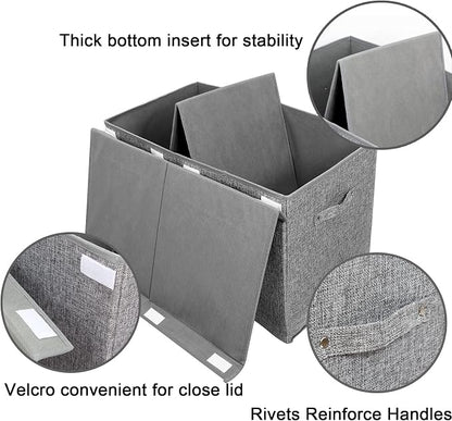 Large Toy Box Storage with Lid, Collapsible Sturdy Toy Chest Storage Bin | Toy - Image 3