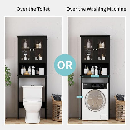 Shintenchi Over The Toilet Storage Cabinet, Bathroom Shelf Organizer - Image 5