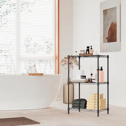 IZEUK 3 Tier Metal Wire Shelving Rack Storage Shelves - Image 2
