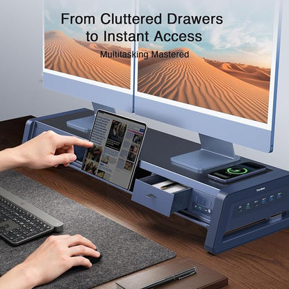 Vaydeer All-in-One Dual Monitor Stand Riser - Image 2