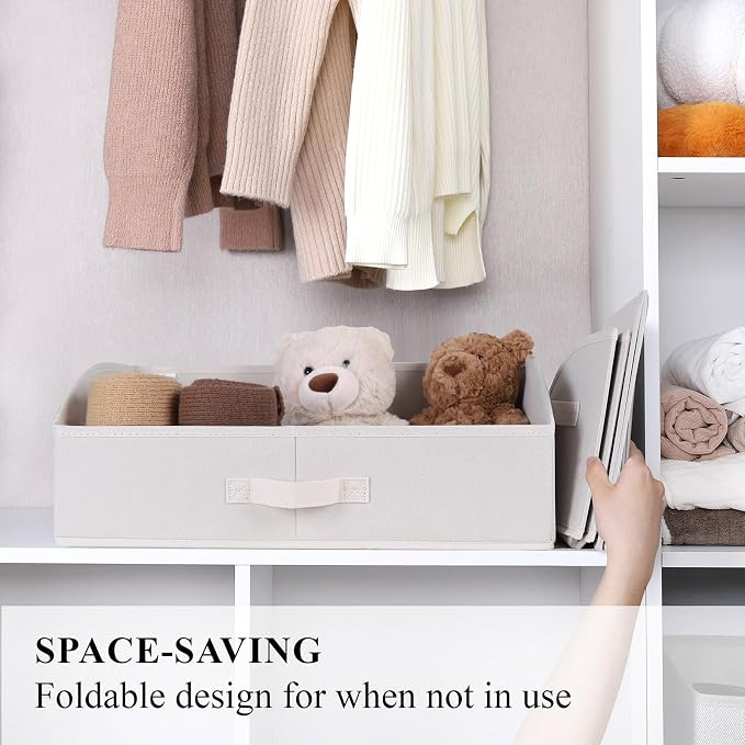 WUIKE 3 Pack Extra Large Closet Storage Bins - Image 3