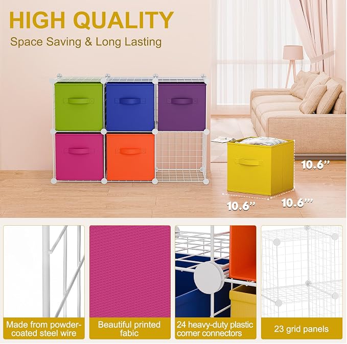 Leinuosen 6 Cube Storage Organizer - Image 2