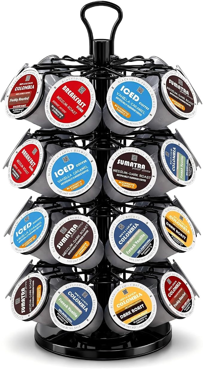 K Cup Holder-Coffee Pod Holder Organizer by BLACKSMITHFAMILY