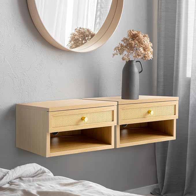 JONATHAN Y NST2000B Celerie 15.71" Mid-Century Modern Floating Wall Mounted - Image 3