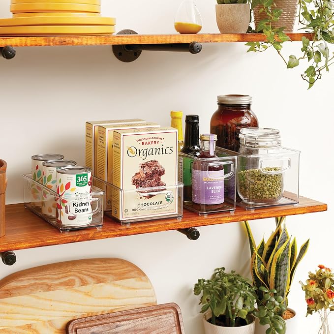 iDesign Stackable Storage Bins for Kitchen or Pantry, 4 Different Sizes - Image 3