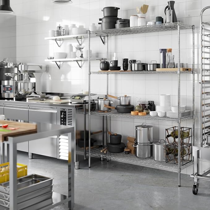 Wire Shelving Kit | NSF Commercial Storage Rack Unit - Image 6