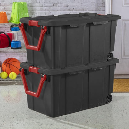（2-Pack） 160QT Wheeled Storage Boxes - Image 8