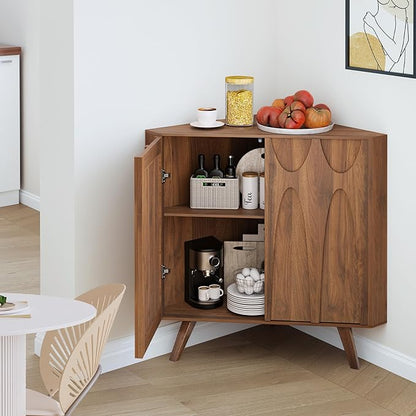 Small Corner Cabinet, Corner Floor Cabinet - Image 4