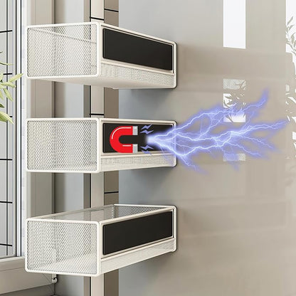 Magnetic Shelf Fridge Basket Bin - Image 2