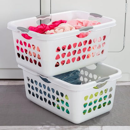 Sterilite 4 Pack Ultra Laundry Basket, Plastic Clothes Hamper, Large Rectangle - Image 6