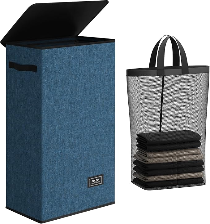SOLEDI Slim Laundry Hamper by SOLEDI