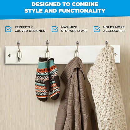 GlazieVault Coat Hooks Wall Mounted - Image 3