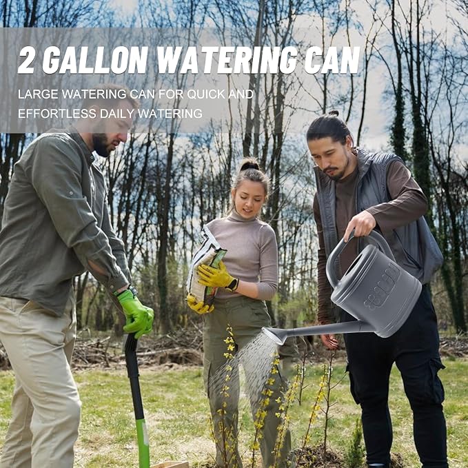 2 Gallon Watering Can, Outdoor Watering Can - Image 3