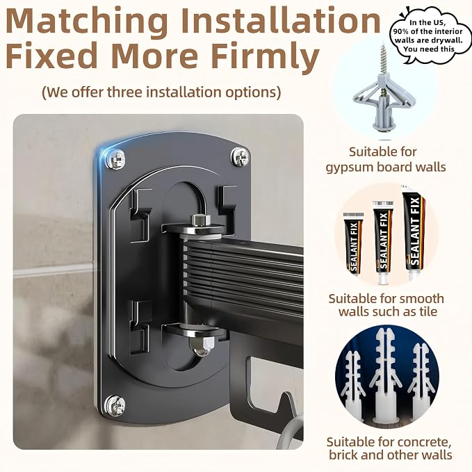 Mounted Wall Drying Rack, Laundry Hanger Dryer Rack, Laundry Hanger Rack - Image 6