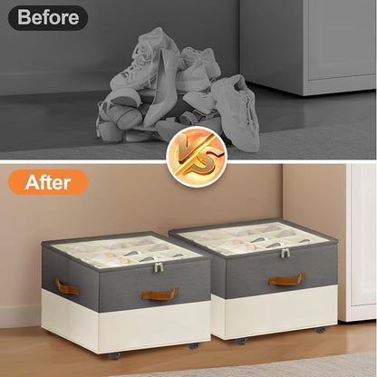 Shoe Organizer for Closet, Shoe Storage Organizer - Image 7