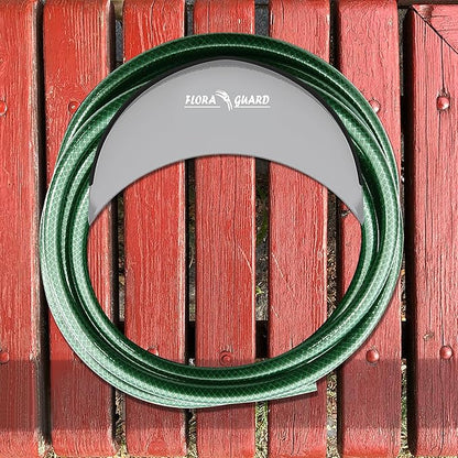 FLORA GUARD Garden Hose Holder, Heavy-Duty Metal Hose Hanger, Holds Up to 125 ft - Image 4
