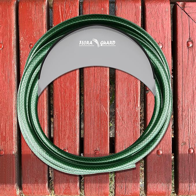 FLORA GUARD Garden Hose Holder, Heavy-Duty Hose Hanger, Holds Up to 125 ft - Image 4