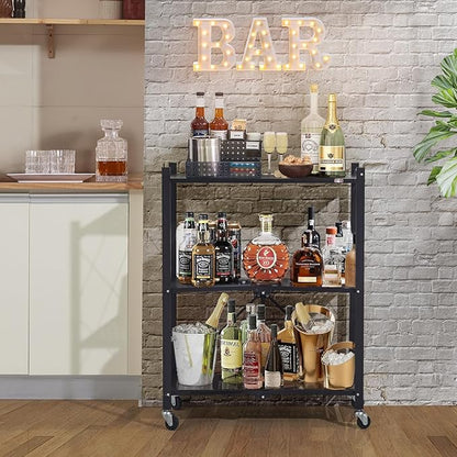 DEANIC 3 Tier Foldable Storage Shelves - Image 2
