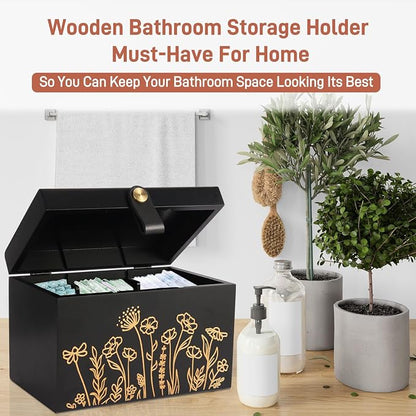 100% Solid Wood Tampon Holder Box - Image 8