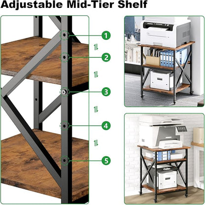 Ollieroo 3 Tier Printer Stand, Large Table - Image 6