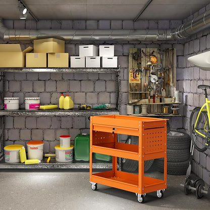 3 Tier Tool Cart on Wheels - Image 7