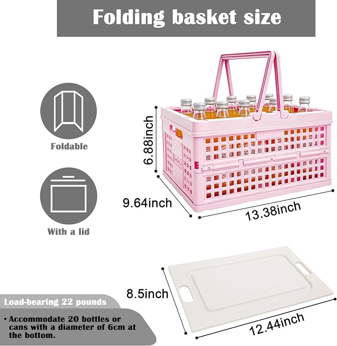 Foldable Small Plastic Baskets - Image 2