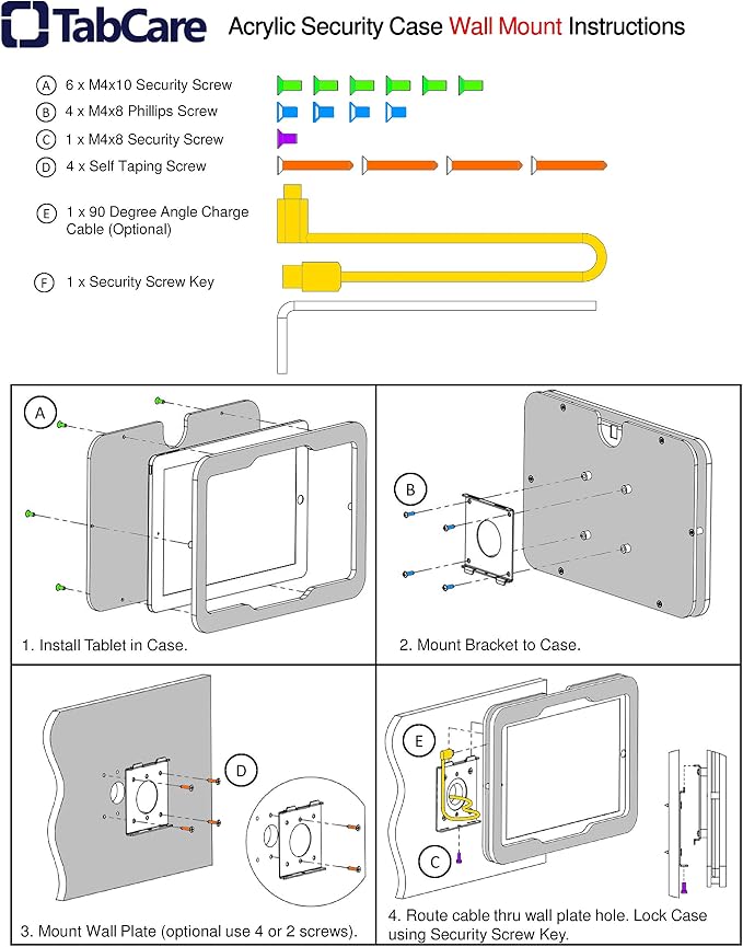 TABcare Anti-Theft Acrylic VESA Enclosure - Image 3
