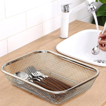 Utensil Drying Rack, 2 Pack Utensils Holder Dishwasher Silverware Basket | - Image 4