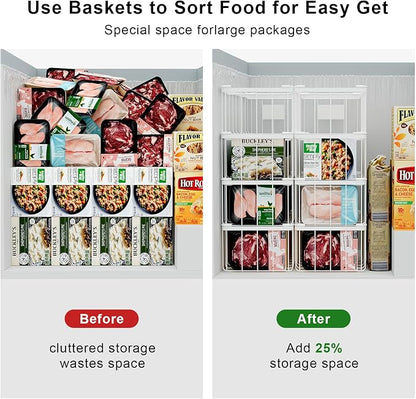 Freezer Storage Organize Baskets - Image 3
