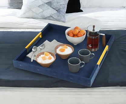 HofferRuffer Faux Leather Serving Tray - Image 5