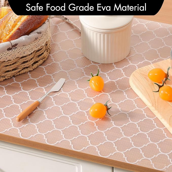 Cooyes Shelf Liner for Kitchen Cabinets – Non-Adhesive Waterproof Drawer Liner - Image 7