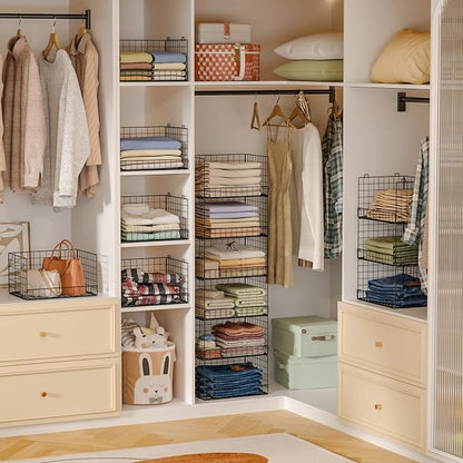Yociyoga 6-Tier Stackable Closet Organizers and Storage Shelves, Closet Shelf - Image 7