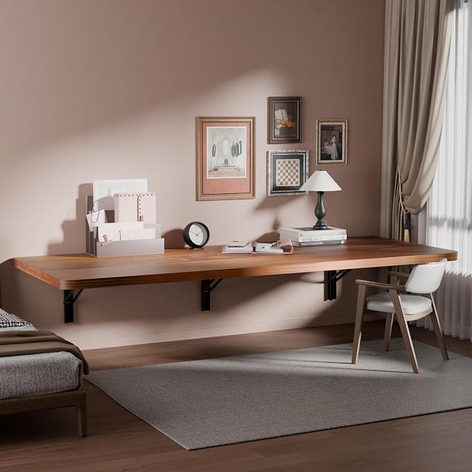 IAE Floating Wall Mounted Folding Table Desk - Image 7