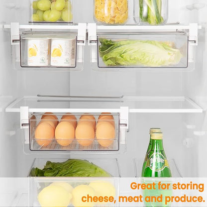 vacane Large Fridge Under Shelf Drawer, Pull Out Refrigerator Drawer Organizer - Image 3