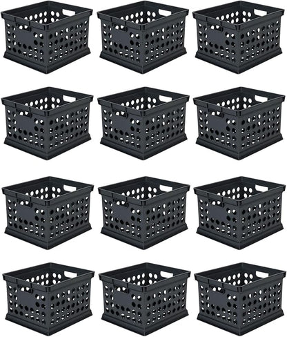Sterilite Stackable Plastic Storage Crate Bin Organizer File Box by Sterilite