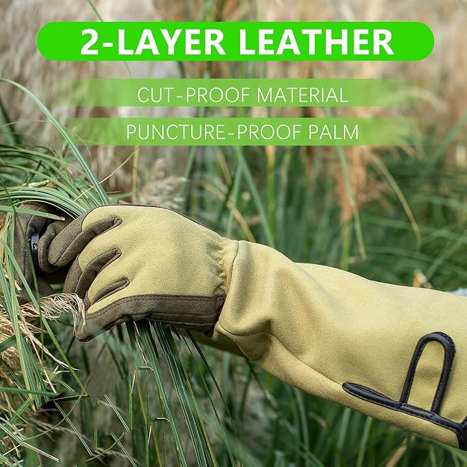 Professional Rose Pruning Thorn Proof Gardening Gloves - Image 3