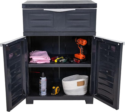 Sunnydaze 34.5" Garage Storage Cabinet - Image 6