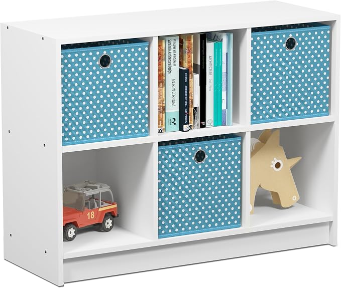 Furinno BASIC Book Shelf, 6-Cube Bookshelf by Furinno-FitsYourSpaceFitsYourBudget